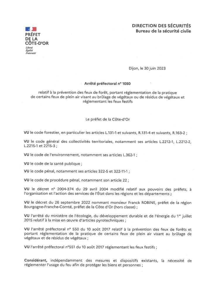 Arrêté