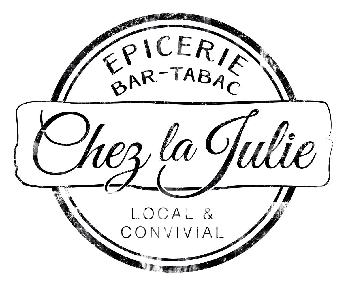 Logo de l'Chez la Julie de Villy-en-Auxois, service de proximité de vente de timbre et relais colis.