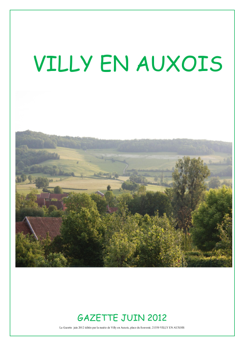 Gazette de Juin 2012
