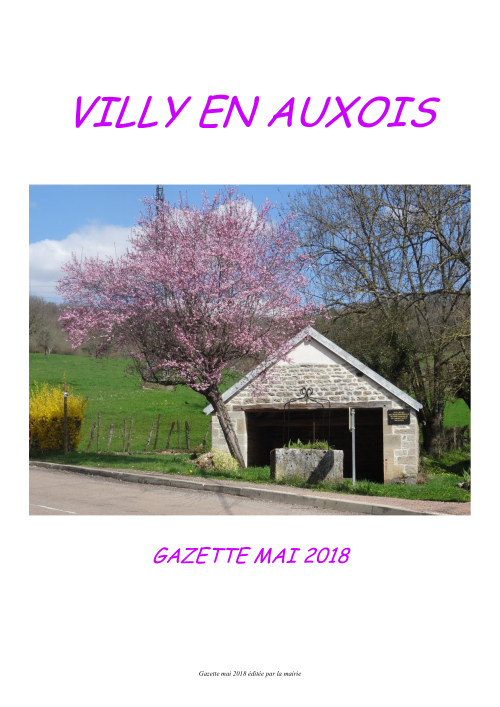 Gazette de Mai 2018